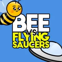 Bee vs flying saucers