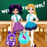 Jasmine and Elsa - School Bag Design Contest