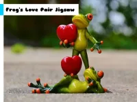 Frog's Love Pair Jigsaw