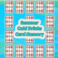 Summer Cold Drinks Card Memory