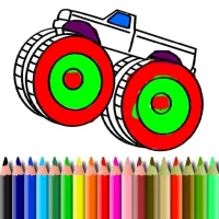 BTS Monster Truck Coloring