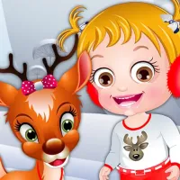 Baby Hazel Reindeer Suprise