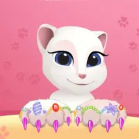 Talking Tom  Angela Great Manicure