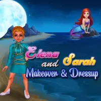 Elena and Sarah Makeover and Dressup