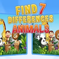 Find Seven Differences - Animals