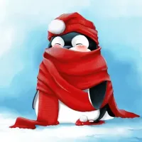 Christmas Penguin Puzzle