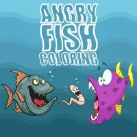 Angry Fish Coloring