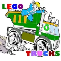 Lego Trucks Coloring