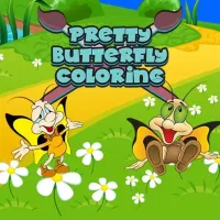 Pretty Butterfly Coloring