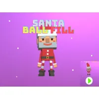 Santa Ball Fill 3D