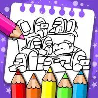 Coloring Book for Among Us