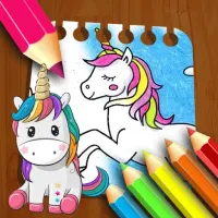 Unicorn Coloring Book