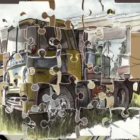 Junk Trucks Jigsaw