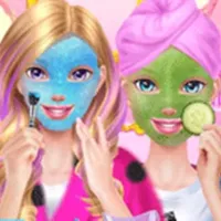 Best Friends Sleepover Party - Makeover Game