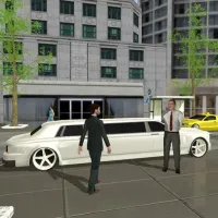 Limo Taxi Driving Simulator : Limousine Car Games