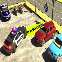 Modern Police Car Parking Sim 2022