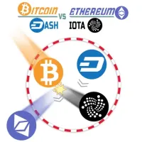 BITCOIN vs ETHEREUM DASH IOTA