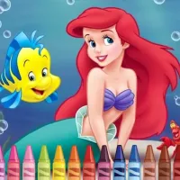 4GameGround - Little Mermaid Coloring