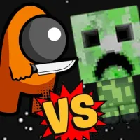 Among vs Creeper Fight