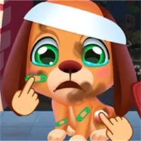 Stray Puppy Pet Care Game