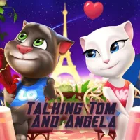 Talking Tom and Angela Coloring