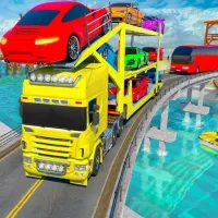 Crazy Mega Car Transport Truck Game