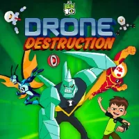 Ben 10 Drone Destruction