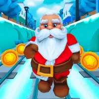 Subway Santa Runner Christmas