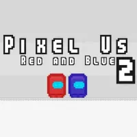 Pixel Us Red and Blue 2