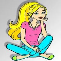 Barbie Coloring Game