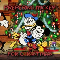 Preparing Mickey For Christmas Match 3