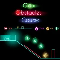 Glow obstacle course