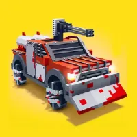 Zombie Derby: Blocky Roads Online