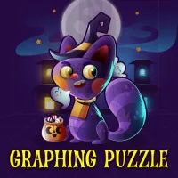 Graphing Puzzle Halloween