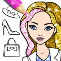 Fashion Coloring Glitter