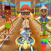 Train subway surfers