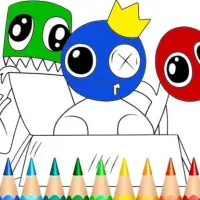 Rainbow Friends Coloring Book Game