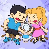 Toilet Rush Race: Draw Puzzle