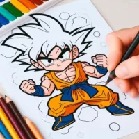 Anime Coloring Book