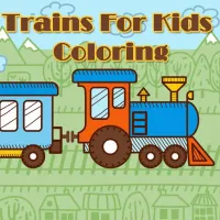 Trains For Kids Coloring