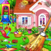 Sweet Home Cleaning : Princess House Cleanup Game