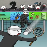 Stick Figure Badminton 2