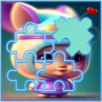 Adorable baby Stitch Sliding Picture Challenge