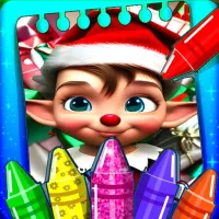 Christmas Elves Coloring Game