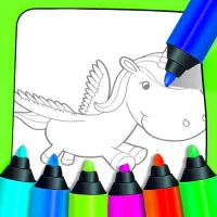 Unicorn Coloring For Kids