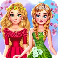 Princess Girls Spring Blossoms