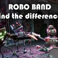 Robot Band - Find the differences